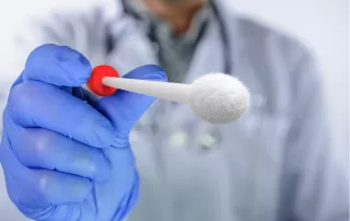 medical has a pcr test coronavirus covid 19, collection process nasal samples np and op oral, viral dna diagnostic procedure rt pcr